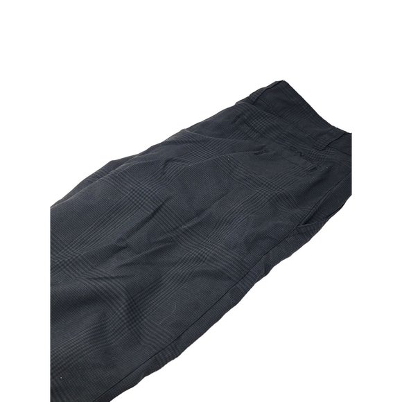 O'Neil Flat Front Bermuda‎ Shorts Black Plaid Size 32 - Picture 1 of 6